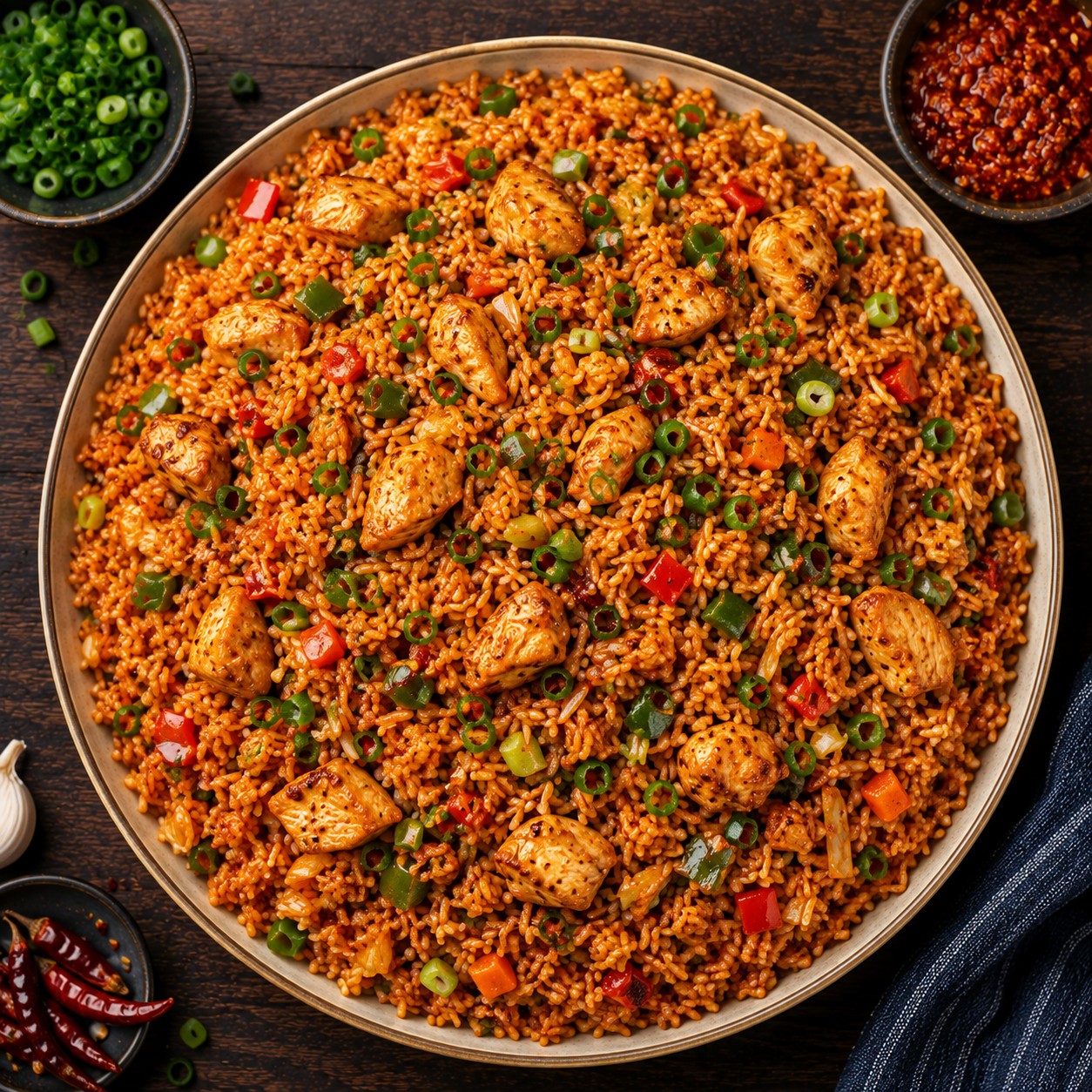 Chicken Schezwan Fried Rice